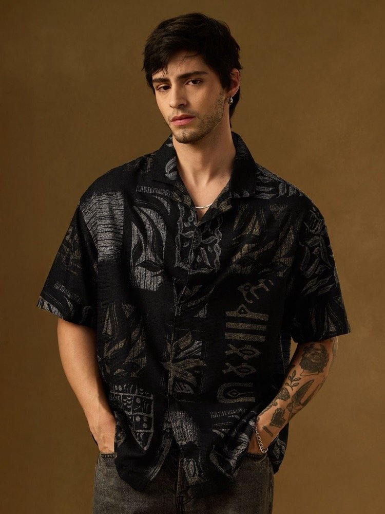 Oversized Shirt: Echoes of Harappa - View 3